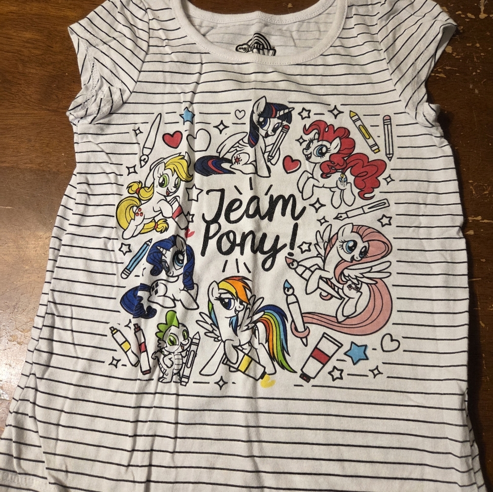 My Little Pony Striped Graphic Tee